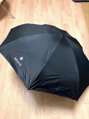 스노우피크 접이식 우산 블랙 우천 겸용