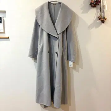 [ 미사용 새상품 ] 스나이델 빅 컬러 리버 코트 여성용 코트 그레이