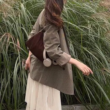 GU 체크 테일러드 자켓