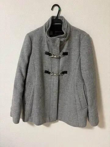 더플 코트 여성용 아우터 숏 기장 코트 m.f.editorial