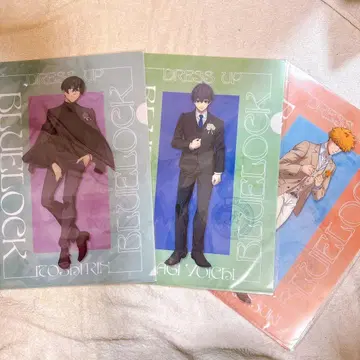 블루 록 클리어 파일 세트 Dress up ver. 3세트