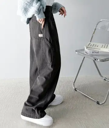 Java 와이드 데님 팬츠(택 포함)