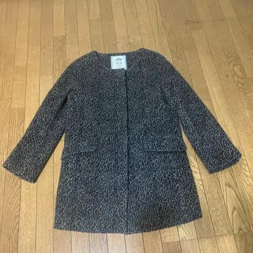 SLB 예나스로브 노카라 코트 미들 기장