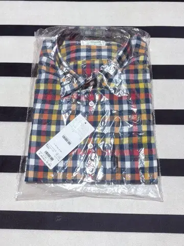 크로커다일 남성용 셔츠 체크 무늬 사이즈 LL