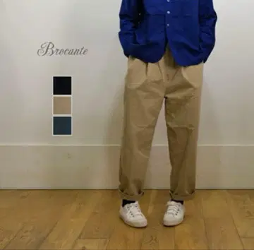 Brocante* 파우더 스노우 트윌 스트레치 트레쥬르 팬츠