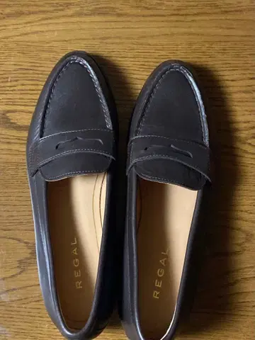 미사용 리갈 REGAL 로퍼 다크 브라운 23cm