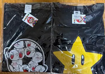 [ 미개봉 새상품 ] 슈퍼 마리오 T셔츠 M사이즈 2종 세트