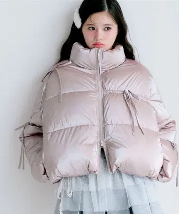 OLIVE des OLIVE 리본 에코 다운 블루종