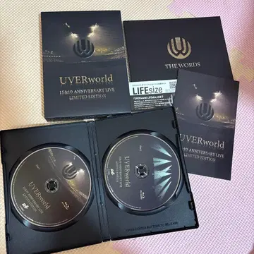 UVERworld 기념일 라이브 블루레이 2매 세트