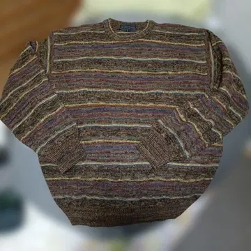 A.T.C ARTHER'S CLUB 보더 3D 편직 니트