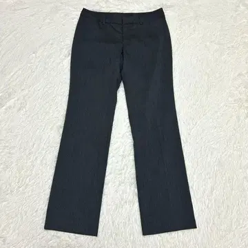 새상품급 레미유 빅 사이즈 15 슬랙스 그레이 스트라이프 스트레치