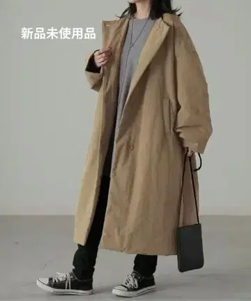 HUG.U 에어 충전솜 코트 베이지 FREE 사이즈