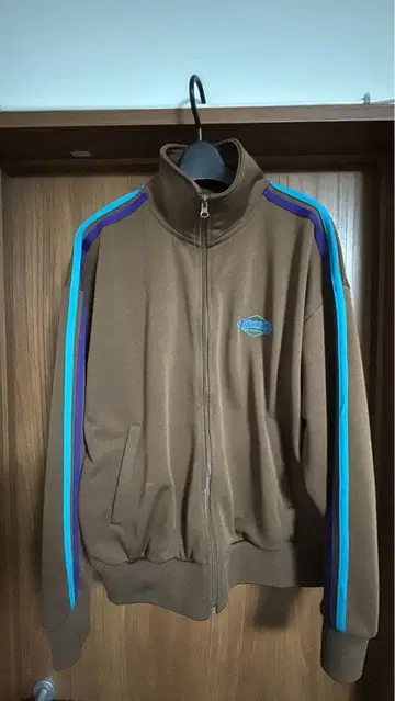 레어 THRASHER 브라운 풀 지퍼 자켓 M