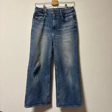 REDCARD 라이트 블루 스트레이트 데님 하이웨스트