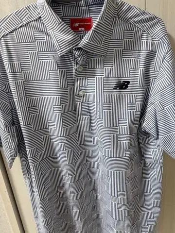 뉴발란스 스트라이프 피케 셔츠 M 사이즈(4)