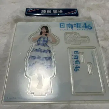 히나타자카46 제일복권 후지시마 카호 아크릴 스탠드 케이블 클립