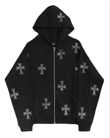 unknown london 블랙 후드티 XL