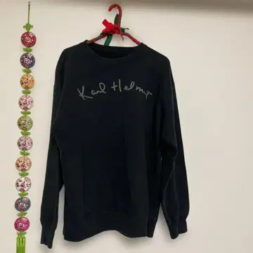 칼 헬무트 블랙 맨투맨 L