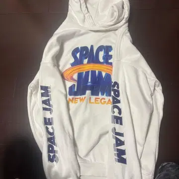 SPACE JAM 후드티 화이트 US M