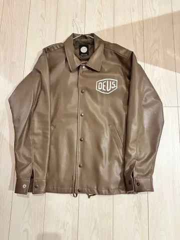 Deus 데우스 브라운 가죽 자켓 L
