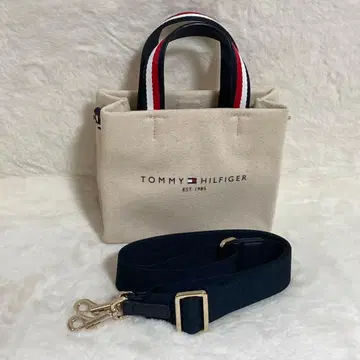 컨디션 최상 타미힐피거 쇼핑백 2way 숄더백