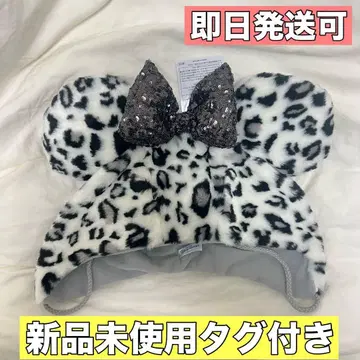 미니 팬캡 레오파드 무늬 디즈니