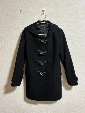 plein de vie 블랙 더플 코트 9호 M 사이즈