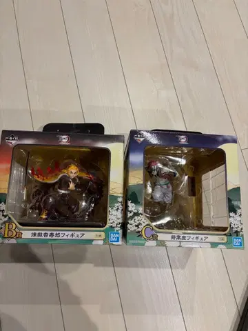 귀멸의 칼날 렌고쿠 쿄쥬로 아카자 피규어 세트 제일복권