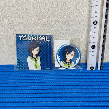 시카노코노코코코시탄탄 츠바키야 치하루 게마 복권 캔뱃지 스티커 v