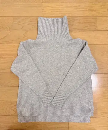 [새상품급] PLST 플라스테 울 캐시미어 터틀넥 스웨터 S사이즈