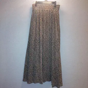 HONEY SUCKLE ROSE 레오파드 롱 스커트