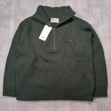 [ 미사용 ] Lee 그린 하이넥 스웨터 M