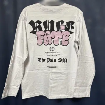 마이파스 Hiro RULE THE FATE 롱T 화이트 핑크 로고 0