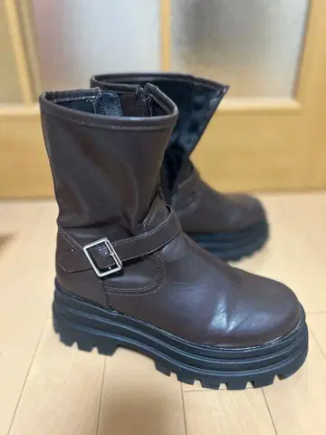 attagirl 부츠 통굽 엔지니어 부츠 여성용