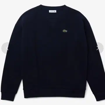 라코스테 코튼 크루넥 맨투맨 네이비