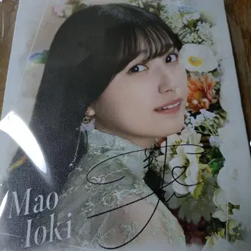 노기자카46 이오키 마오 친필 사인 캔버스 보드