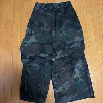LES SIX 23AW 후염 카모플라쥬 팬츠