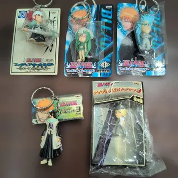 BLEACH 캐릭터 키링 5종.