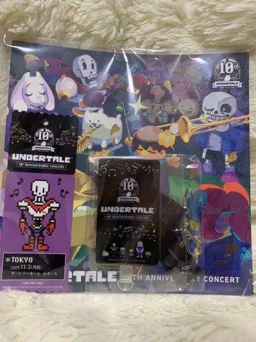 언더테일 10주년 콘서트 도쿄 (산토리홀) SS석 특전