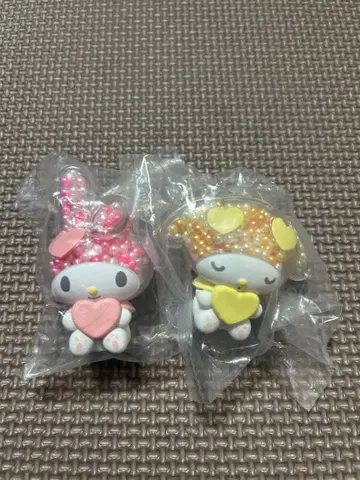 투명 키라키라 마스코트 2개 세트