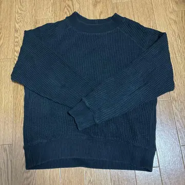 jackman 와플 풀오버 (블랙)