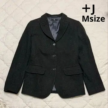 새상품급 유니클로 +J 울 테일러드 자켓 질 샌더