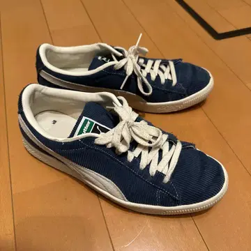 푸마 버터굿즈 네이비 코듀로이 스니커즈