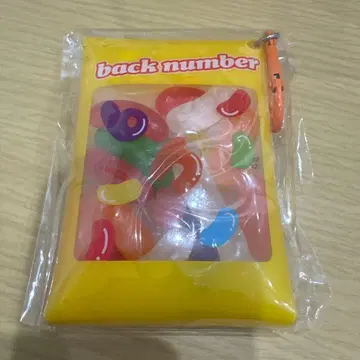 back number POP-UP STORE 클리어 케이스 포함 젤리빈