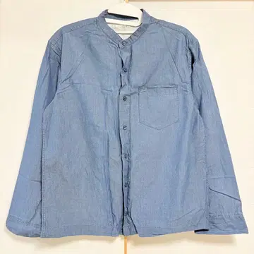 무인양품 데님풍 긴팔 블라우스 새상품급