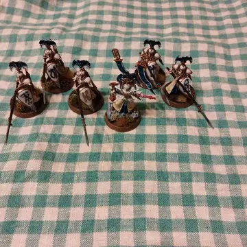 Warhammer 40,000 미니어처 피규어 8체 세트