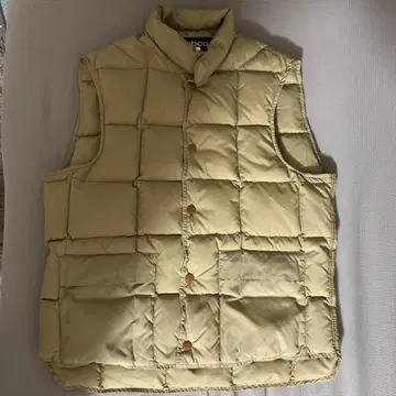 80s USA tempco 다운 베스트 베이지