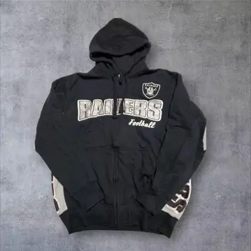 NFL 레이더스 HANDS HIGH 지퍼 후드티 L