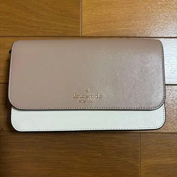 케이트 스페이드 숄더백 베이지/화이트