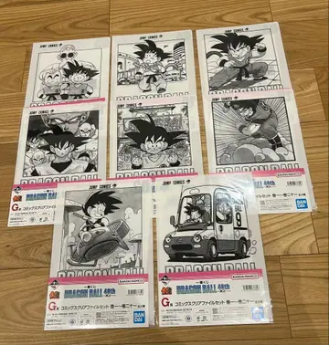 제일복권 드래곤볼 G상 40주년 기념 코믹스 클리어 파일 세트
